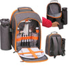 GEEZY Family Picnic Cool Bag Backpack Hamper Wine Cooler Coffee Bottle Holder