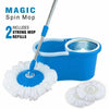360 Spin Floor Mop & Bucket Set With 2 Mop Heads Floor Cleaner Cleaning Rotating
