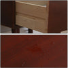 Vintage Side Cabinet Rustic Wood Shelving Storage Small Table Lamp Plant Stand