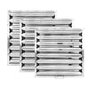 1,2,6 Kitchen Canopy Baffle Grease Filters Stainless Steel Commercial Extraction