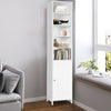 Bathroom Tall Cabinet Slim Freestanding Storage Organizer W/ Adjustable Shelves