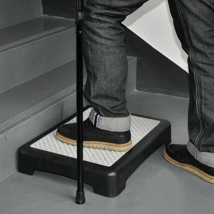 ELDERLY DISABILITY DOOR WALKING ANTI SLIP HALF STEP STOOL OUTDOOR MOBILITY AID
