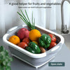4 IN 1 Kitchen Foldable Cutting Board Sinks Drain Basket Chopping Boards Durable