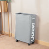 Washing Clothes Laundry Basket Bin Hamper Storage Bag Organizer w/ wheels