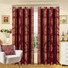 Luxury Jacquard Curtains Fully Lined Eyelet Ring Top Bedroom Living Room Curtain