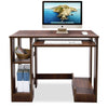 Computer Desk Laptop Wooden Drawer Home Office Work Study Writing Table White