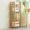 3/4/5 Tier Bookcase Shelving Unit Wood Bookshelf Free Standing Storage Display