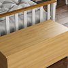 Leon Storage Ottoman Chest Toy Chest Pine Bedding Blanket Box Large Wooden