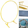 1.85M Round Gold Wedding Arch Backdrop Mesh Free Standing Flowers Balloon Frame