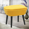 Modern Fabric Sofa Stool Upholstered Foot Rest Padded Seat Accent Chairs Lounge
