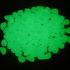 200pcs Glow in the Dark Pebbles Stone Garden Walkway Aquarium Fish Tank Ornament