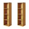 2, 3, 4 Tier Wooden Bookcase Shelving Display Shelves Storage Unit Wood Shelf