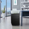3 Drawers File Cabinet Side Table Filing Cabinet Lockable Office Document UK