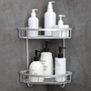 Stainless Steel Shower Caddy Rust Free Bathroom Shelf Corner Organizer Basket