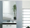 Frameless Bathroom Mirror Unframed with Pre Drilled Holes & Wall Hanging Fixings