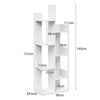 7-tier Bookcase Tree Shape Bookshelf Case Storage Display Display Unit Shelf