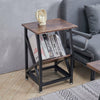 Chic Sofa Side End Table Storage Shelf Nightstand Bedroom Living Room Furniture