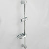Rail Soap Bar Holder Hose Head Adjustable Set Shower Riser Kit Slider