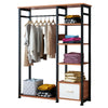 Open Wardrobe Clothes Heavy Duty Rail Rack Hanging Garment Organizer Coat Shelf