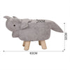 Animal Ottoman Footstool Padded Cushion Pouffe Stool Rest Children Toy Kid Chair