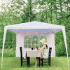 3x3M Heavy Duty Gazebo Marquee Canopy Waterproof Garden Patio Party Tent w/Sides