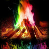 10x Magic Neon Flames Colour Changing Mystical Fire Bonfire Sachets 2021
