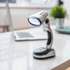 12 LED USB OR BATTERY POWERED PORTABLE TABLE DESK READING WORKLIGHT LIGHT LAMP