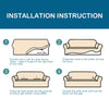 Sofa Covers Seater 1 2 3 Elastic Settee Stretch Slipcover Couch Flo