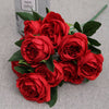 10 Heads Bouquet Silk Rose Artificial Flowers Fake Buch Wedding Home Party Decor