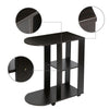 Modern 2 Tier Side End Tables Coffee Tray Sofa Bed Side Console Stand Home