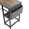 L-Shaped Computer Desk Large Corner Table Workstation with Shelf/Bag/CPU Stand
