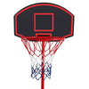 Free Standing Adjustable Basketball Hoop Net Backboard Stand Portable Wheels