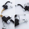 Kitchen Faucet Sink Mixer Water Tap 360° Swivel Spout With Pull Out Spray 2 Hose