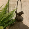 Bird Metal Lantern Hurricane French Country Moroccan Garden Candle Rustic Holder