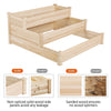 Wooden Raised Garden Bed 3 Tier Elevated Planter Box Kit for Vegetable Flowers