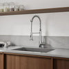 Modern Kitchen Mixer Tap Swivel Mono Lever Pull Out Hose Spray Chrome Sink Taps