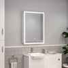 3 Colors LED Dimmable Bathroom Mirror Cabinet with Shaver Socket/Sensor/Demister