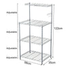 4 Tier Kitchen Storage Shelf Shelving Rack Microwave Oven Stand Organise ¨ i