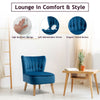 Velvet Accent Chair Soft Upholstered Modern Leisure Chair Makeup Dressing Seat