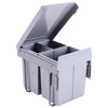 Kitchen Cupboard Pull Out Waste Bin Soft Close Recycling Trash Bin Front Fixing