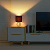 Modern Iron Table Lamp Bedside Light Geometric Desk Lamp Decor with Shade UK