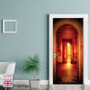 Villa Entrance Self-adhesive Door Mural Stickers with Standard UK Size 90cmWidth