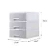 Plastic Storage Drawer Box Organizer Cabinet Home Office Table Desktop Tidy Unit