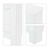 Radiator Cover White Modern Horizontal Cabinet Bookcases, Shelving XL
