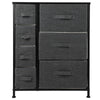 Fabric Chest of 7 Drawers Storage Cabinet Bedroom Furniture Standing Cupboard