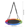 100cm Giant Nest Web Rope Hanging Tree Swing Seat Round Backyard Playground