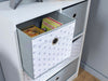 Cube Storage Unit Grey Stars White Bookcase Home Children's Nursery