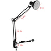 E27 Bulb Swing Arm Architect Lamp Office Study Desk Lamp Clamp on Table Lamp UK