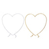 210cm(6.89ft) Heart Shaped Wedding Metal Balloon Arch Stand Frame Display Kit UK