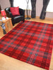 Modern Soft Tartan Rugs Highland Check Long Floor Runner Small Extra Large Cheap